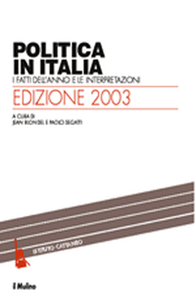 Cover Politica in Italia. Edizione 2003