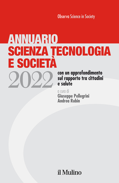 Cover Annuario Scienza Tecnologia e società. 2022
